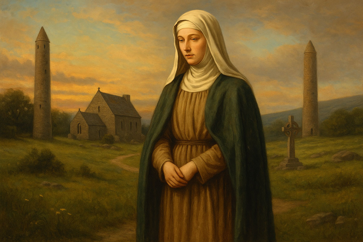 You are currently viewing St. Brigid of Kildare: Ireland’s Beloved Patroness of Light and Hospitality
